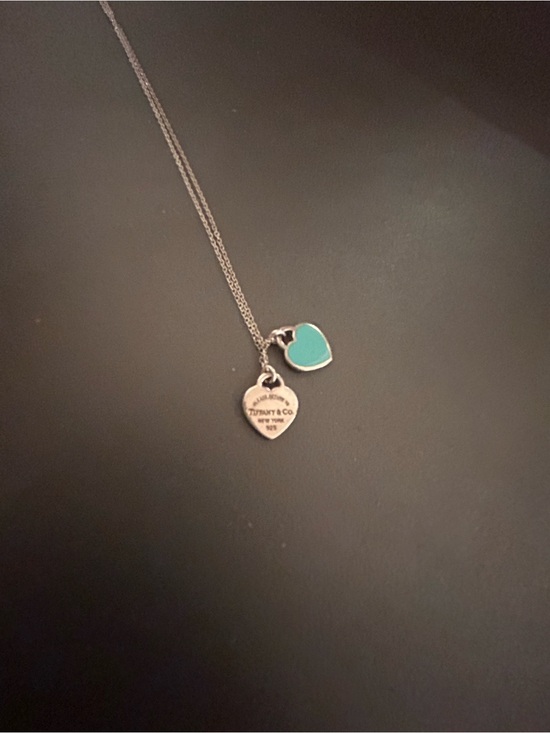 Tiffany & Co. Jewelry - Tiffany & Co. Return to Tiffany Double Heart Tag Necklace Sterling Silver